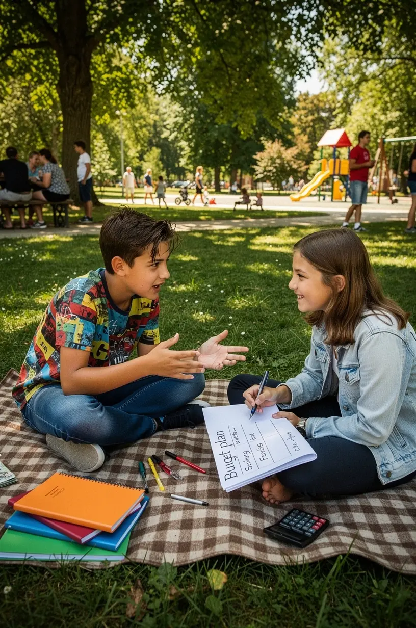 Könyvespolc személyes pénzügyi alapkönyvekkel és jegyzetfüzetekkel kezdőknek